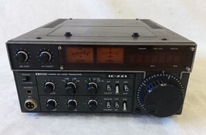 ICOM アイコム オールモード TRANSCEIVER IC-221 無線機 トランシーバー　アマチュア無線　【ジャンク品】　通電のみ確認