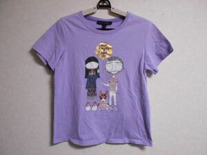 ★マークジェイコブス★半袖Ｔシャツ＊紫＊sizeS/P