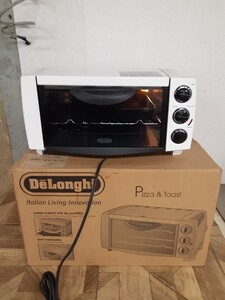 Y 家９★通電確認済★DeLonghi/デロンギ ピザ＆トースト オーブントースター 電気オーブン EO1202J-W ジャンク 元箱 現状渡し