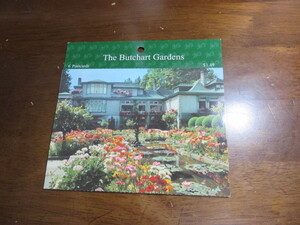 絵はがき6枚セット「The Butchart Gardens」（カナダ・ビクトリア州）美品の格安提供です。