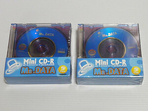 Mini CD-R Mr.DATA 21min 185MB　未開封品 8cmCD-R 10枚セット