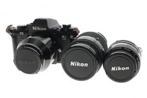 VMPD6-1016-29 Nikon ニコン フィルムカメラ 一眼レフカメラ F3 レンズ 85mm 35-70mm 35mm 3点セット ケース付き 動作未確認 ジャンク