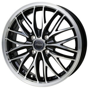 YOKOHAMA BluEarth-Es ES32 145/80R12 80/78N Chronus CH-113 メタリックブラックポリッシュ 12インチ 4B+43 4H-100 4本セット