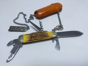 ドイツ ゾーリンゲン 折り畳みナイフ レア アウトドア Vintage Boker Tree BRAND 182 Solingen Germany Folding Pocket knife rare