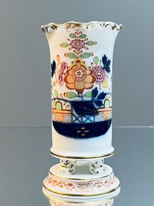 Meissen マイセン/※1級品 柿右衛門写 金彩御所車花紋 　花瓶