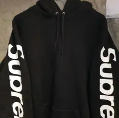 【Mサイズアームロゴ】supreme sideline hooded パーカー