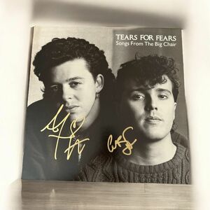 Tears for Fears ティアーズ・フォー・フィアーズ Roland Orzabal ローランド・オルザバル 直筆サイン入り LP レコード 送料無料