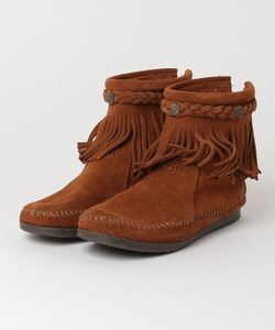 「Minnetonka」 モカシンブーツ US6.5 ブラウン レディース