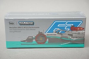 ixo イクソ / ターマックワークス 1/64 メルセデス AMG F1 W13 E Performance J.ラッセル サンパウロGP 優勝 2022 T64G-F044-GR1