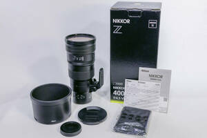 ★☆超美品☆★ニコン NIKKOR Z 400mm f/4.5 VR S　交換レンズ 　Zマウント 望遠 フルサイズ対応　 Nikon 　元箱あり　