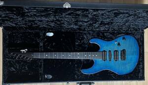 Suhr Custom Modern Bahama Blue Burst ステンレスフレット 2013年製