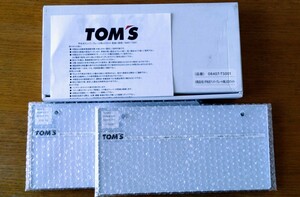 【08407-TS001】TOM’S/トムス 字光式ナンバープレート用 LEDライト 未使用品 前後セット