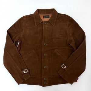 テンダーロイン ディアスキンジャケット C ブラウン サイズ S tenderloin DEER SKIN JKT C BROWN size S 11aw 新品 未使用保管品