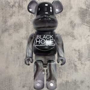 ◆1000%◆ BE@RBRICK x BLACK HOLE x Simulation by NASA by MEDICOM TOY ベアブリック 置物 ■ 中古 ■ 美品 ■ 箱付き