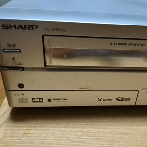 ＳＨＡＲＰ ＤＶ―HRW50 DVD VHS