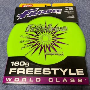 【未使用】 フリスビー WHAM-O社 160g Freestyle World Class