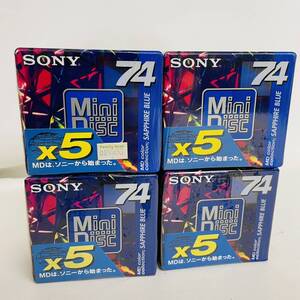 5枚セット×4個 SONY 5MDW-74AL MD ミニディスク ※ 2400010376191