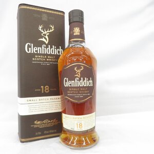 【未開栓】Glenfiddich グレンフィディック 18年 スモールバッチリザーブ バッチNo.3212 ウイスキー 700ml 40% 箱付 11762822 0122