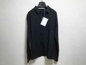 individual sentiments オープンカラーシャツ 1 black インディビジュアルセンチメンツ 開襟 シャツ 長袖シャツ L/S カットソー ブラック