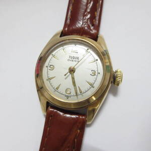 ○　チューダー　オイスター　TUDOR　897　金無垢　9Kイエローゴールド　375YG　1960年代　レア　ロレックスオイスターケース　チュードル