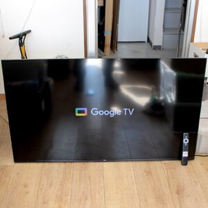 T612)【2024年製/スタンド欠品】 TCL チューナーレステレビ 50型 50P63J 高画質/高音質 google TV 50V ネット動画 スマートテレビ ゲーム