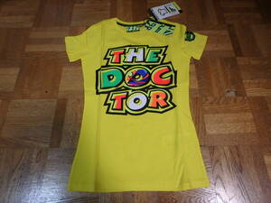 ★Valentino Rossi VR46 ブイアール46〓THE DOCTOR レディース Tシャツ〓XS 新品 税込み定価 7700円