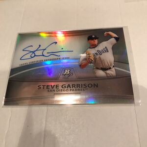 Steve Garrison RC 2010 Bowman Platinum auto