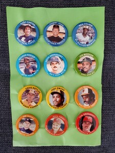 【希少】★1984 MLB メジャーリーグ選手メタルピンバッチ(ヴィンテージ)★