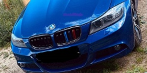 スポーティ全開♪ BMW Mカラー M3ルック グリル E90 E91 320i 323i 325i 325xi 330i 330xi 335i セダン ツーリング 3シリーズ