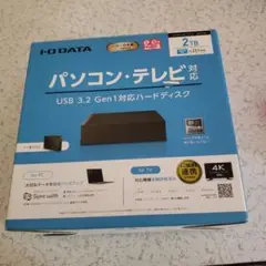 24時間限定値下中I-O DATA 2TB HDCX-UTL2K ハードディスク