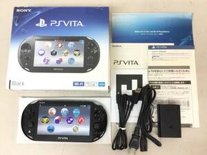 PlayStation Vita Wi-Fiモデル PCH-2000 ブラック 本体 充電器 初期化済み