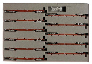 KATO 10-1317 コキ50000(グレー台車) コンテナ無積載 11両セット