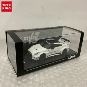 1円〜 LBホールディングス 1/43 日産 GT-R R35 LB 35GT-RR ホワイト