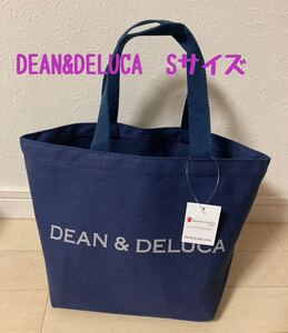 新品　DEAN&DELUCA　ディーン＆デルーカ　トートバッグ　ブルーグレー　Sサイズ　ディーンアンドデルーカ