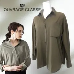 OUVRAGE CLASSE ウヴラージュクラス タイプライター 2wayシャツ