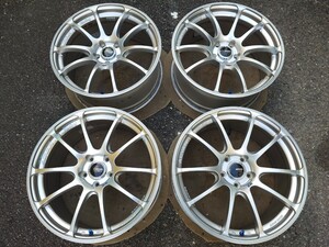 希少 インプレッサ レヴォーグ アドバン RZ レーシングハイパーシルバー 19インチ 8.5J+51 8.5J+45 PCD114.3 5穴 4本