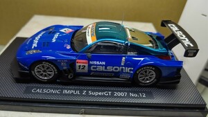 スケール 1/43 CALSONIC INPUL Z SuperGT 2007年 ！ 世界の名レーシングカー！ EBBRO