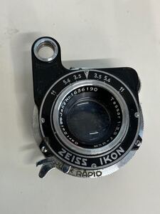 ZEISS IKON Tessar 1：3.5 F＝8cm 動作未確認　付属品なし　ジャンク品(60s)