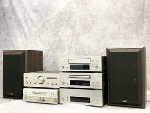 【 G 】 Y5694 DENON ef D-F10 SC-F10 DMD-201SA UTU-F10 UCD-F10 UDR-F10 UPA-F10 システムコンポ デノン 【2個口発送】