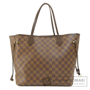 LOUIS VUITTON ルイヴィトン N51105 ネヴァーフルMM ダミエ エベヌ トートバッグ ダミエキャンバス レディース 中古