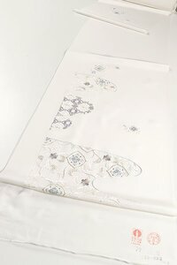 【和遊館】EHK037　正絹刺繍付下げ着尺