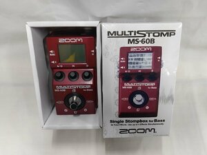 【中古 通電・動作確認済】ZOOM MS-60B MULTI STOMP ズーム　ベース　マルチストンプ　　ベース用　音楽　楽器　器材