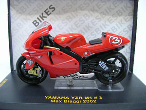 A★ ixo 1/24 ★ 2002 Yamaha/ヤマハ YZR-M1 #3 マックス.ビアッジ ★ 絶版