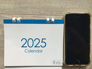 卓上カレンダー2025