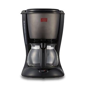 メリタ(Melitta) フィルターペーパー式 コーヒーメーカー 700ml ツイスト ジェットブラック 5杯用 SCG58-3B