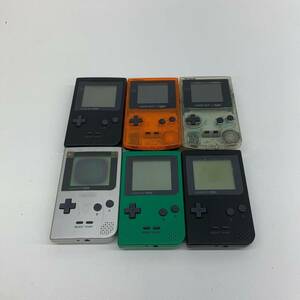 【中古・ジャンク品】GBP GBC ゲームボーイポケット×４ ゲームボーイカラー×２　6個セット【未検品】°°