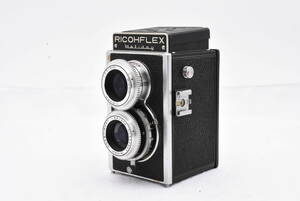 【動作不可/現状品】 RICOH リコー RICOHFLEX Holiday 二眼レフ ブラック フィルムカメラ (t2142)