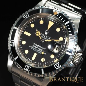 【超希少 パティーナダイヤル】ROLEX OYSTER PERPETUAL SUBMARINER デイト Ref.1680 自動巻 SS メンズ 腕時計 箱「23639」