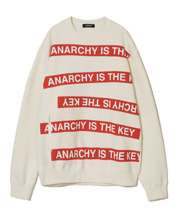 UNDERCOVER Sweat アンダーカバー 裏起毛 プルオーバー スウェット アナーキー ANARCHY IS THE KEY 新品未使用 2024AW