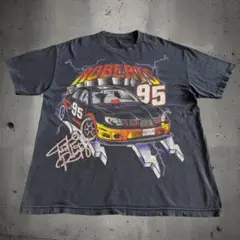 NASCAR カーレーサーロバーツ95 グラフィックTシャツ 古着